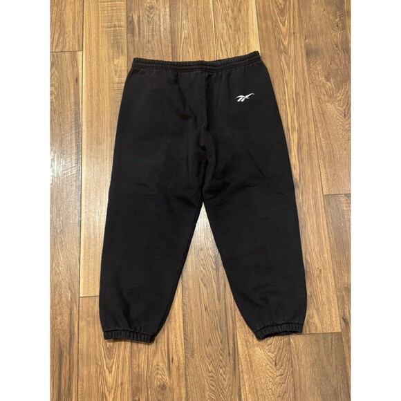 Vtg Reebok Loose Fit Baggy Fleece Wide Leg Sweatpants Drawstring Mens Size XL - Picture 1 of 5
